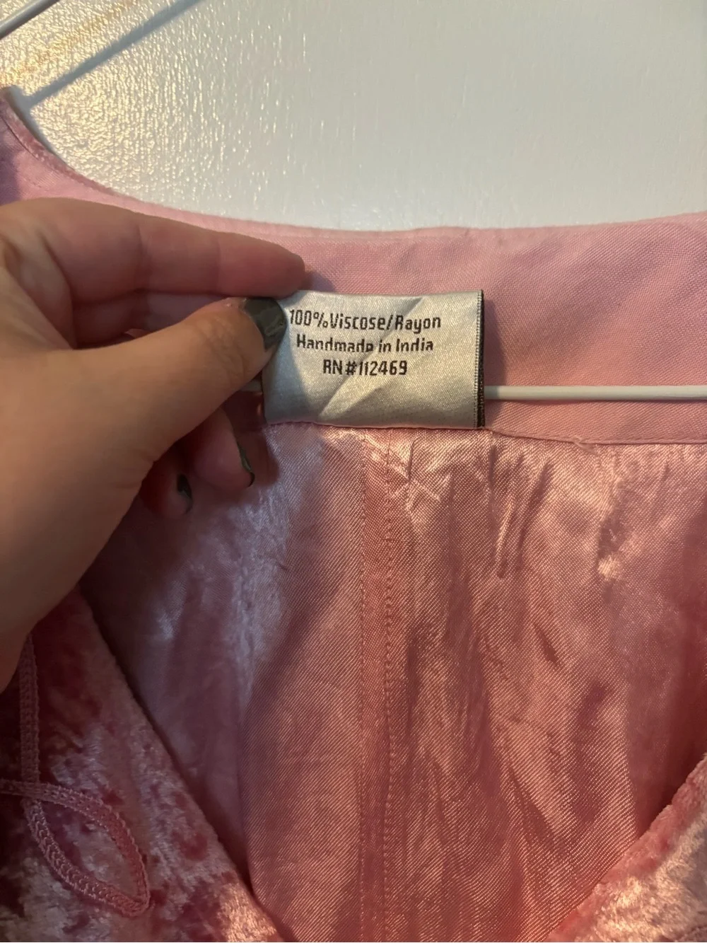 Coquette Quirky Whimsigoth Vintage 60s 70s Pink Satin Trim Sleep Coat Medium